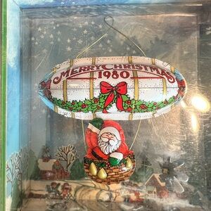 1980 Santa's Flight HALLMARK KEEPSAKE ORNAMENT